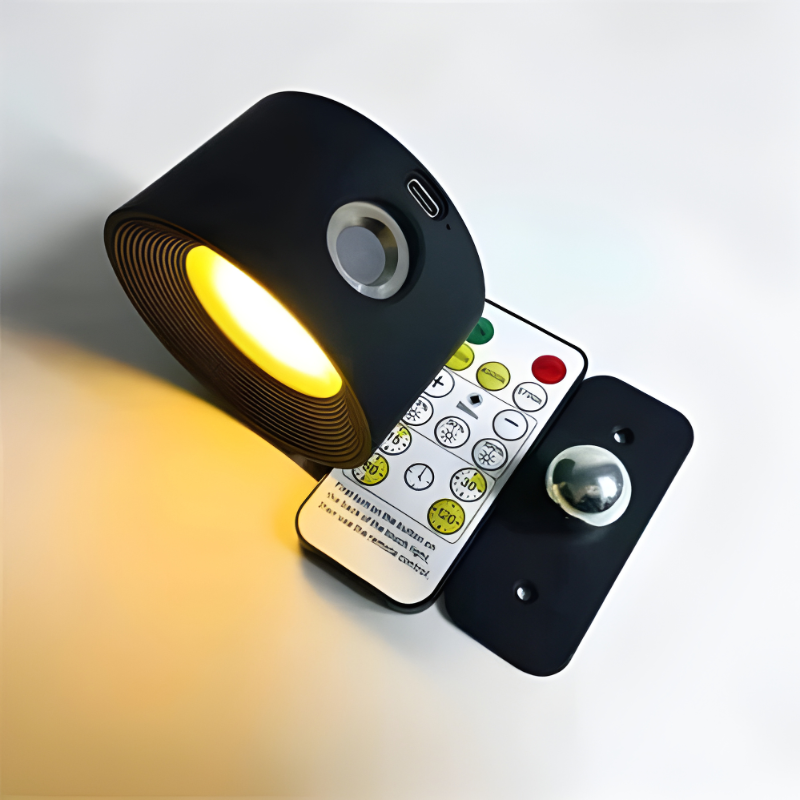 Lampada da parete ricaricabile con rotazione a 360°