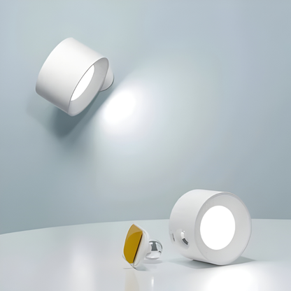 Lampada da parete ricaricabile con rotazione a 360°