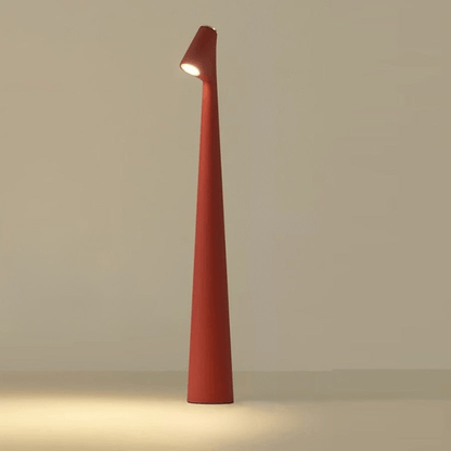 Lampada da tavolo in metallo - ricaricabile e dal design elegante per interni ed esterni
