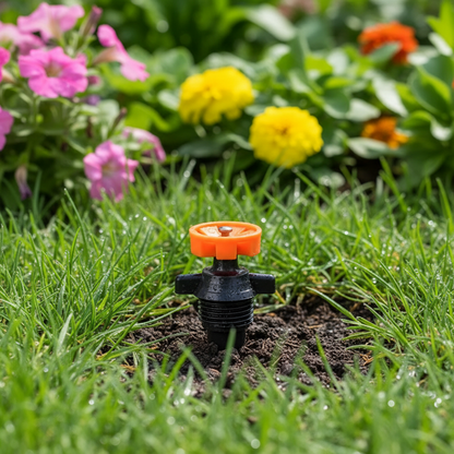 AquaSpin 360° testa di irrigazione - Ruotabile ed efficiente per ogni giardino