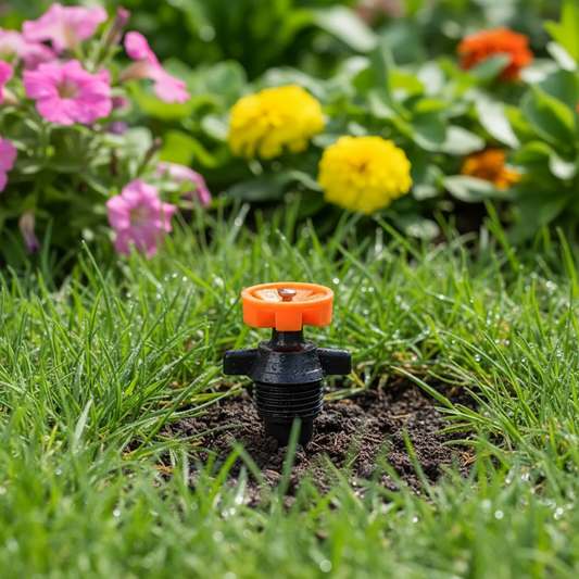 AquaSpin 360° testa di irrigazione - Ruotabile ed efficiente per ogni giardino