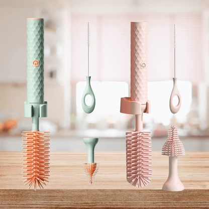 SmartBrush pulitore per bottiglie - pulizia automatica con setole in silicone per una vita quotidiana senza stress