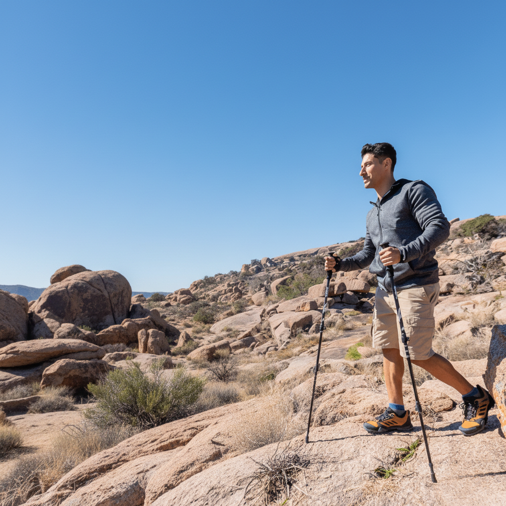 FoldTrek Poles - Bastoncini da trekking pieghevoli per escursionismo e avventure all'aperto