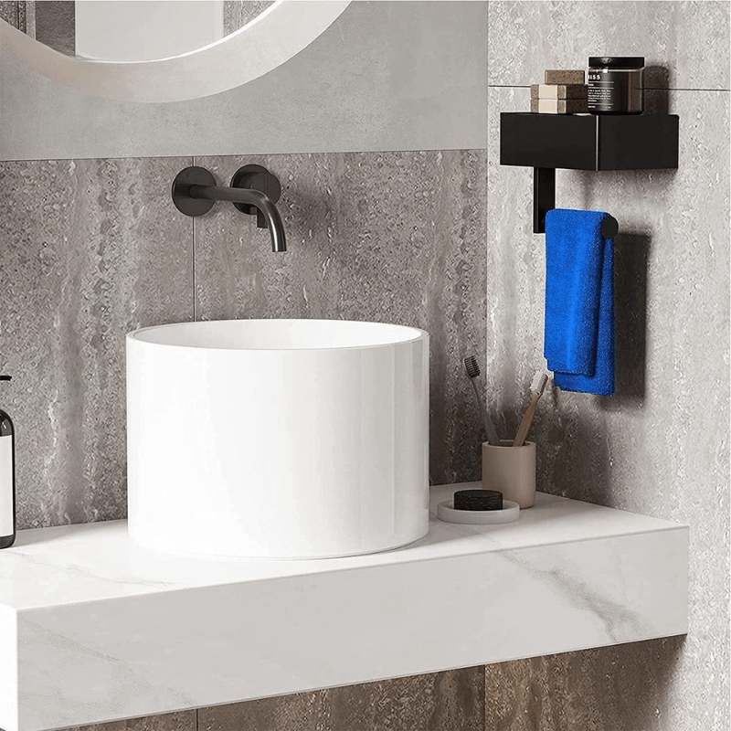 Porta carta igienica StahlDeluxe - Acciaio inossidabile con vano di ripostiglio multifunzionale per il tuo bagno