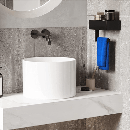 Porta carta igienica StahlDeluxe - Acciaio inossidabile con vano di ripostiglio multifunzionale per il tuo bagno