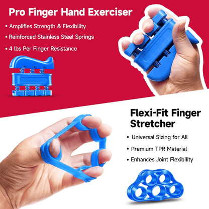 Gripmaster - Potenziatore manuale regolabile per l'allenamento mirato della forza di presa