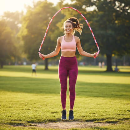 Flexirope - Corda da salto con perline regolabile per cardio e resistenza