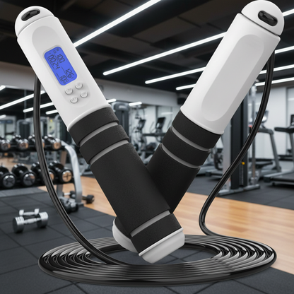 Speedfit - Corda da salto digitale con contatore di calorie e promemoria dell'obiettivo