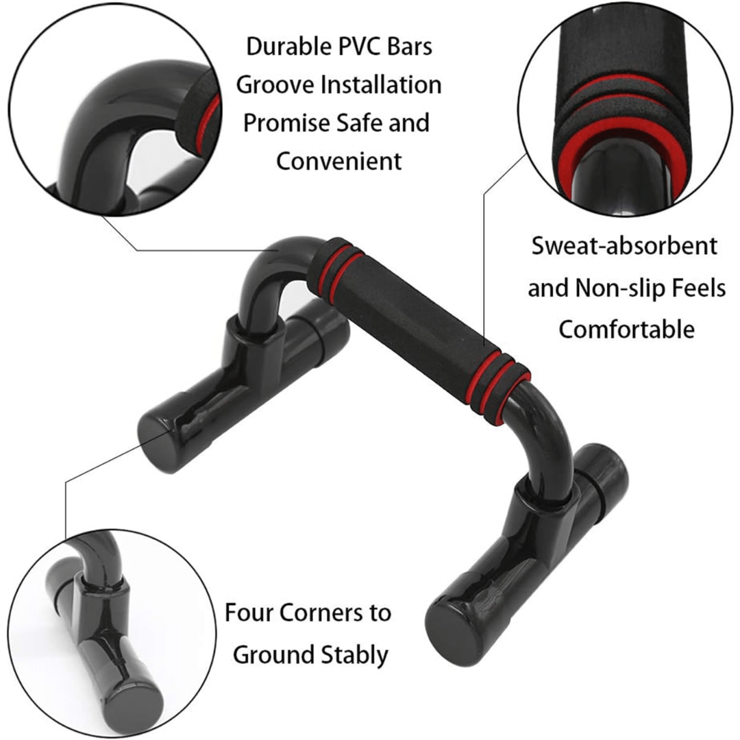 Pushmaster Barre per push-up - Maniglie ergonomiche per un allenamento rispettoso delle articolazioni