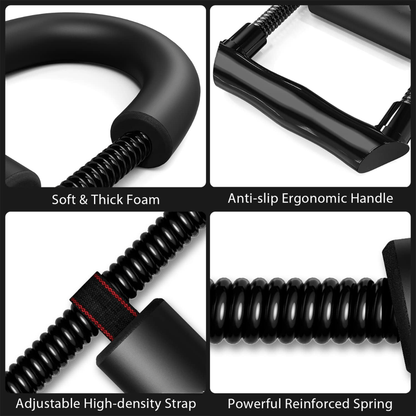 Gripmaster - trainer di presa regolabile per rafforzare la mano e l'avambraccio
