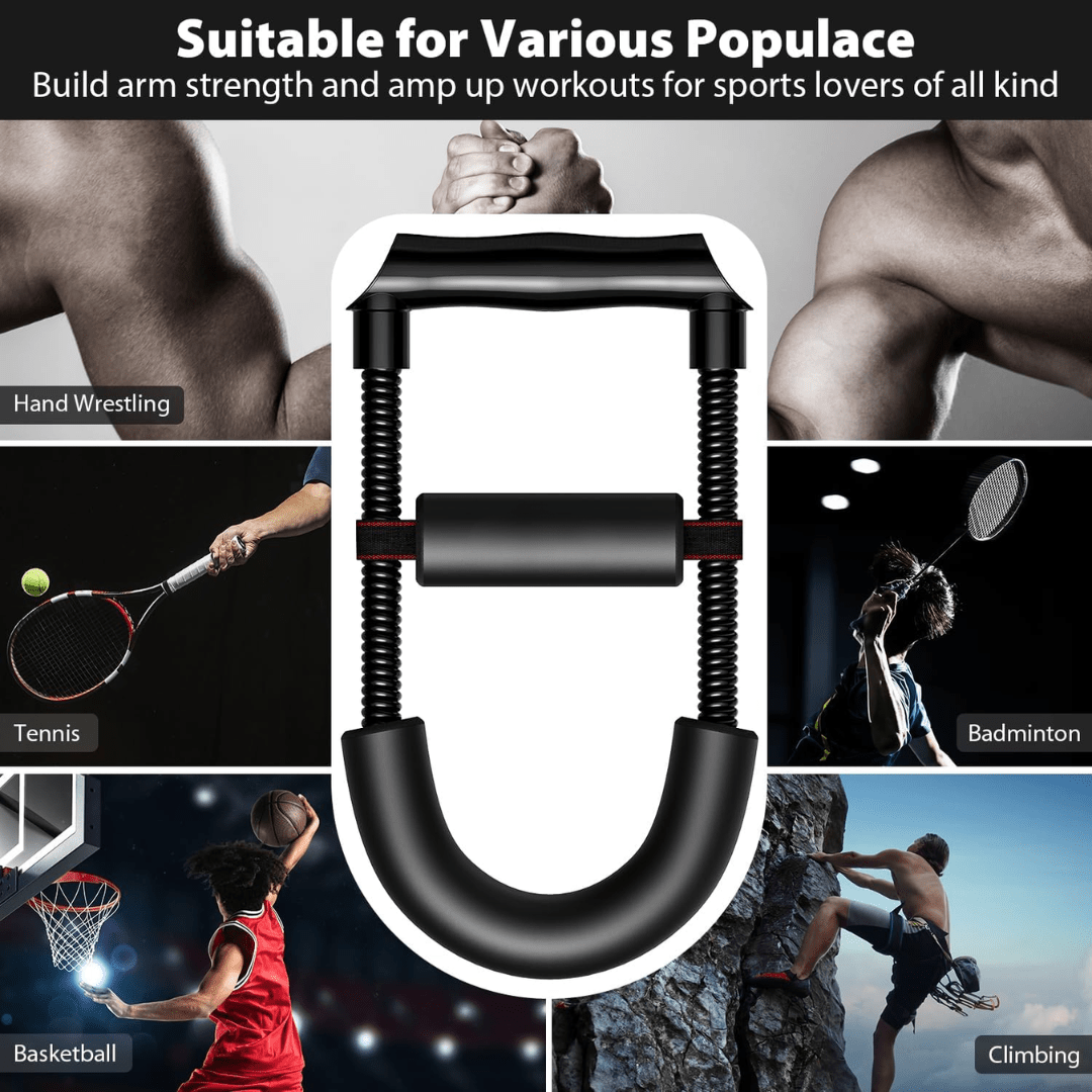 Gripmaster - trainer di presa regolabile per rafforzare la mano e l'avambraccio