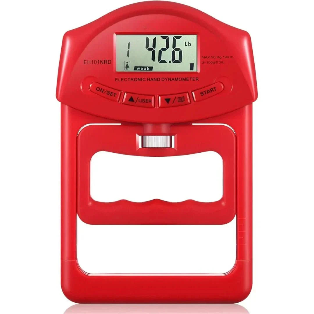 Gripmaster Digital - Dispositivo di misurazione portatile e preciso per la misurazione della forza di presa fino a 120 kg