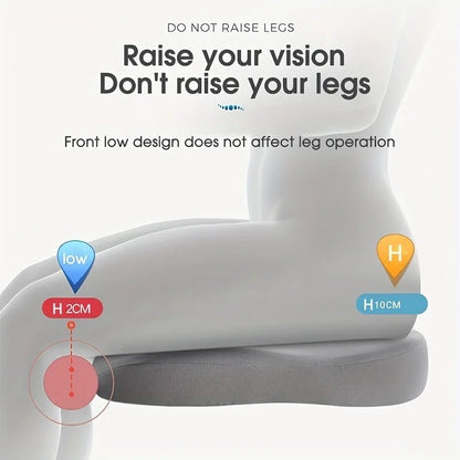 ELEVACUSH – Cuscino per sedile in memory foam regolabile per comfort e supporto durante la guida