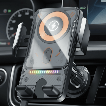 ROTAFIX – supporto per auto 2-in-1 ruotabile automaticamente con caricatore wireless