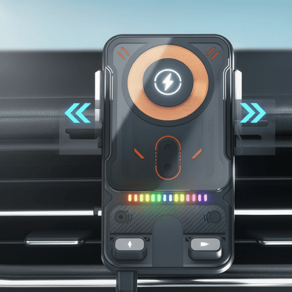 ROTAFIX – supporto per auto 2-in-1 ruotabile automaticamente con caricatore wireless