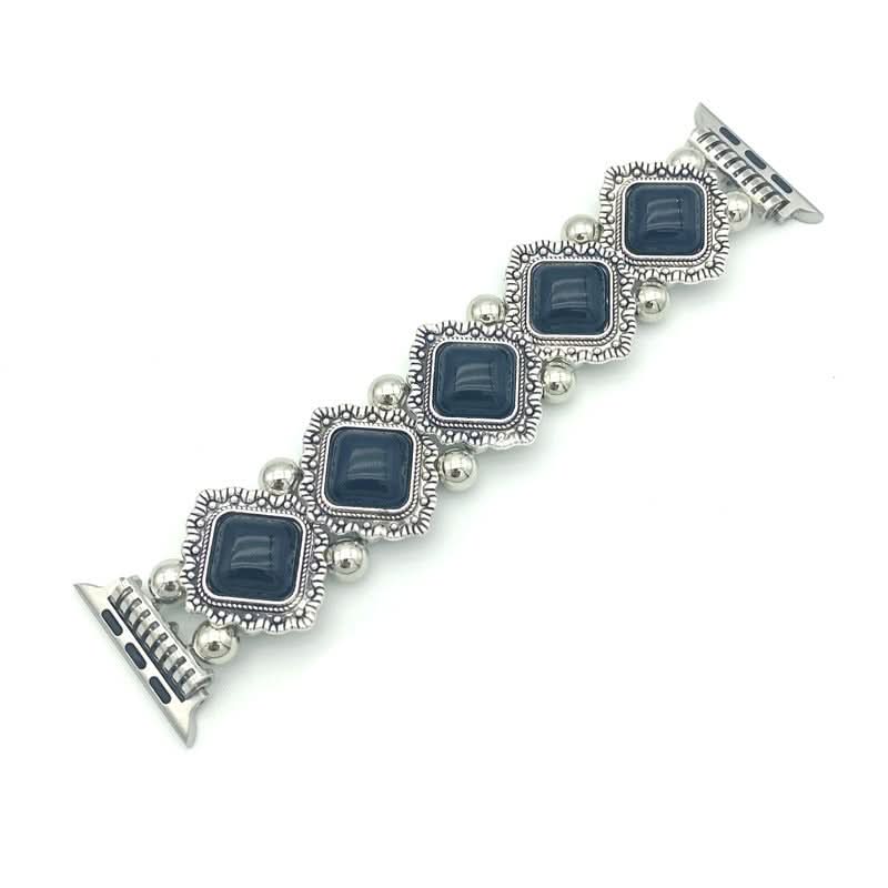 Azurelle – Bracciale Boho-Chic per smartwatch con dettaglio in turchese pregiato