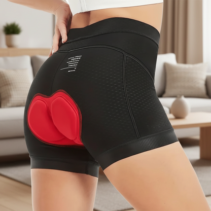 PEDALUX – Pantaloncini da ciclismo femminili con imbottitura in gel 4D