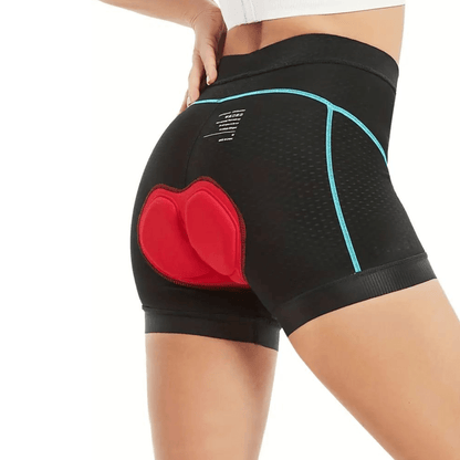 PEDALUX – Pantaloncini da ciclismo femminili con imbottitura in gel 4D