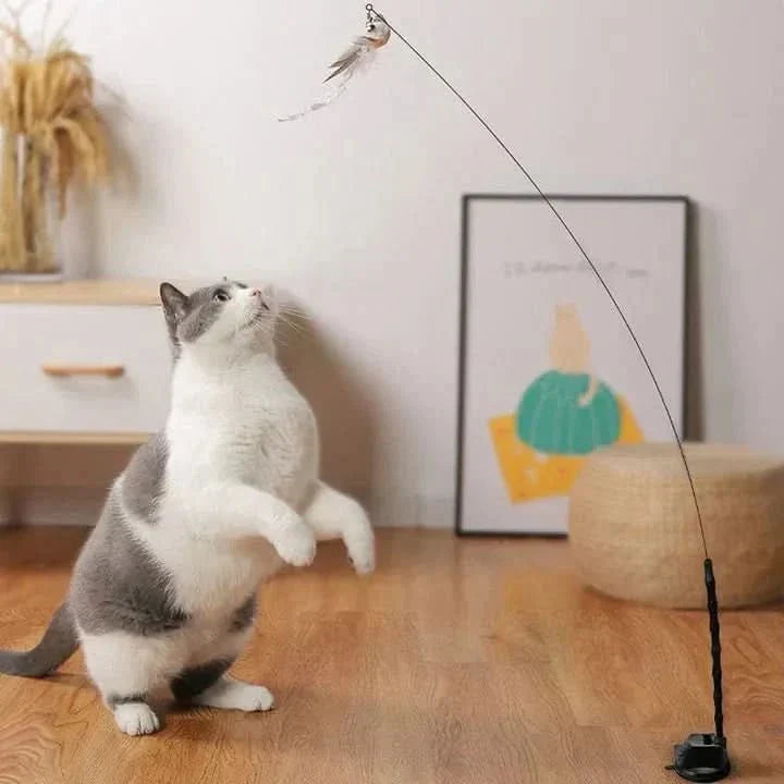 WINGWHIRL – Giocattolo interattivo per gatti con ali svolazzanti