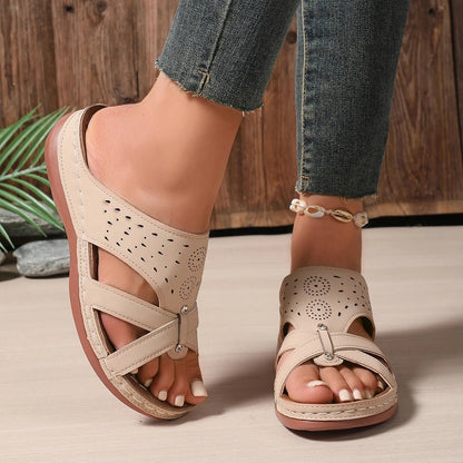 HEELORA – Sandali ortopedici con zeppa a piattaforma per un comfort quotidiano alla moda