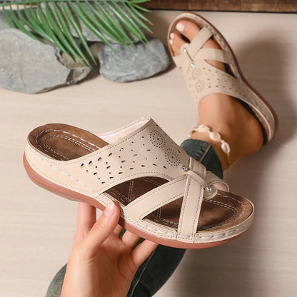 HEELORA – Sandali ortopedici con zeppa a piattaforma per un comfort quotidiano alla moda