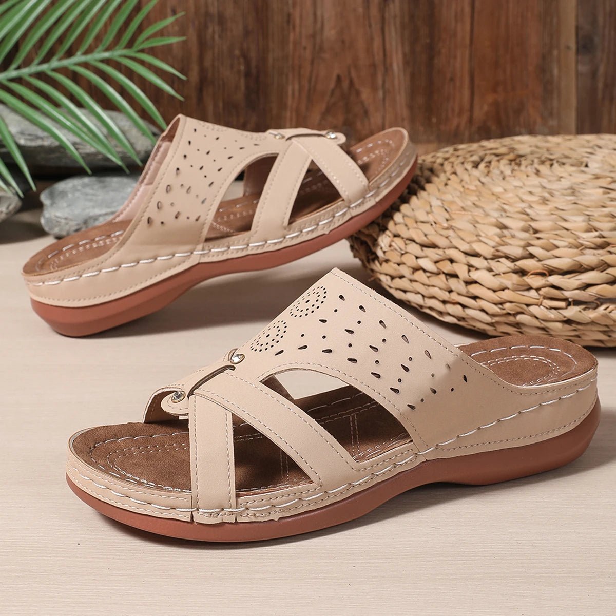 HEELORA – Sandali ortopedici con zeppa a piattaforma per un comfort quotidiano alla moda