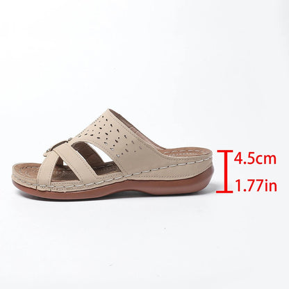 HEELORA – Sandali ortopedici con zeppa a piattaforma per un comfort quotidiano alla moda