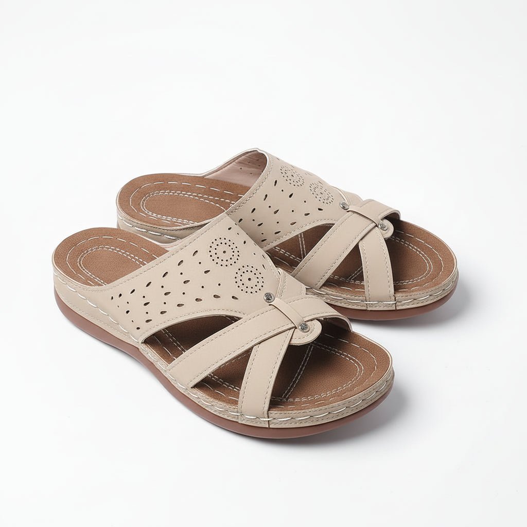 HEELORA – Sandali ortopedici con zeppa a piattaforma per un comfort quotidiano alla moda