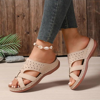 HEELORA – Sandali ortopedici con zeppa a piattaforma per un comfort quotidiano alla moda