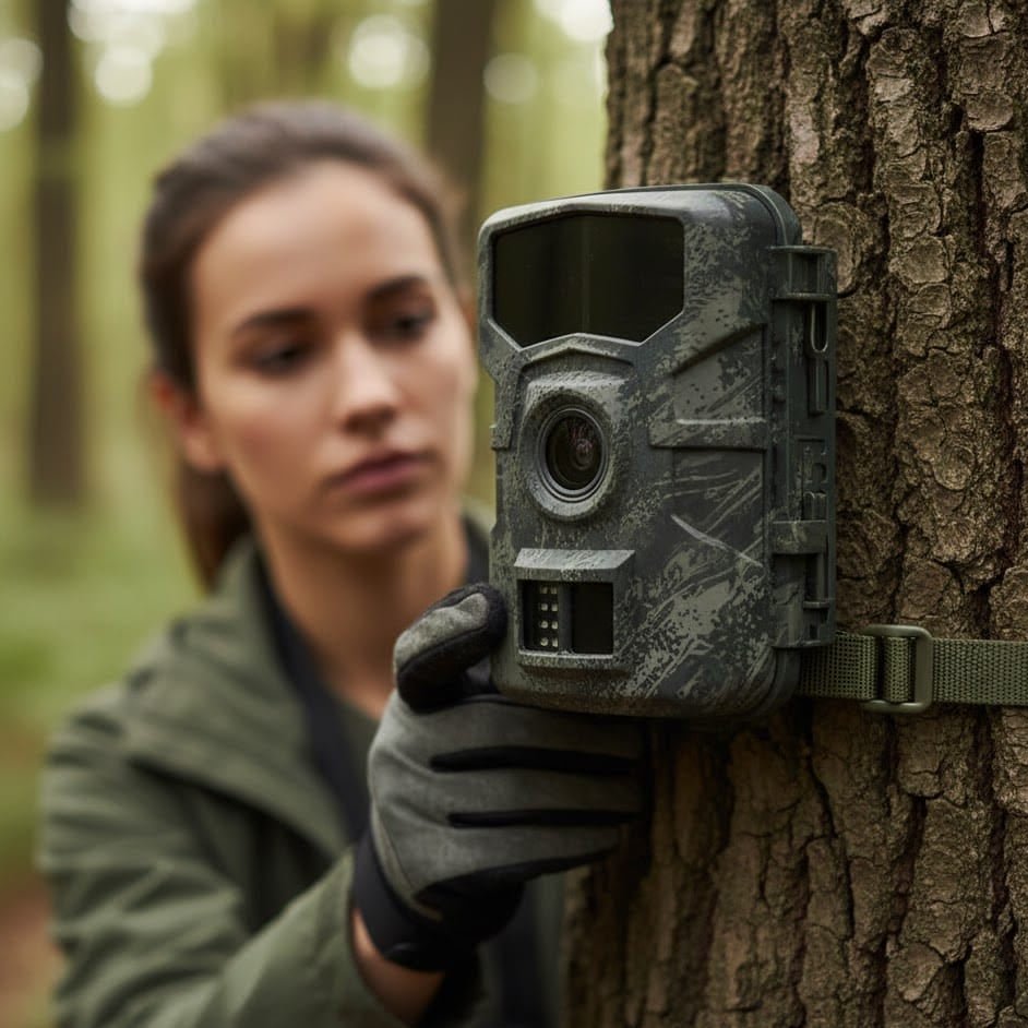SCOUTCAM – Fotocamera per la fauna selvatica ad alta risoluzione da 32 MP con design impermeabile