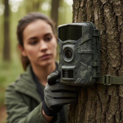 SCOUTCAM – Fotocamera per la fauna selvatica ad alta risoluzione da 32 MP con design impermeabile
