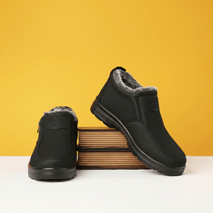 COLDVEX – Scarpe da uomo invernali impermeabili ortopediche con fodera termica e suola antiscivolo