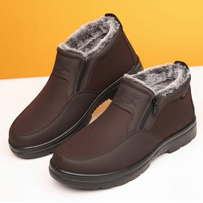 COLDVEX – Scarpe da uomo invernali impermeabili ortopediche con fodera termica e suola antiscivolo