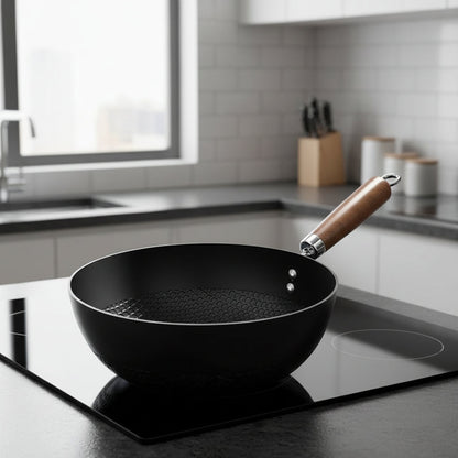 WOKMASTER – Wok in ghisa durevole con un potente flusso di calore