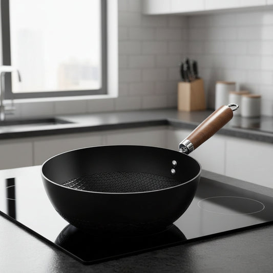 WOKMASTER – Wok in ghisa durevole con un potente flusso di calore