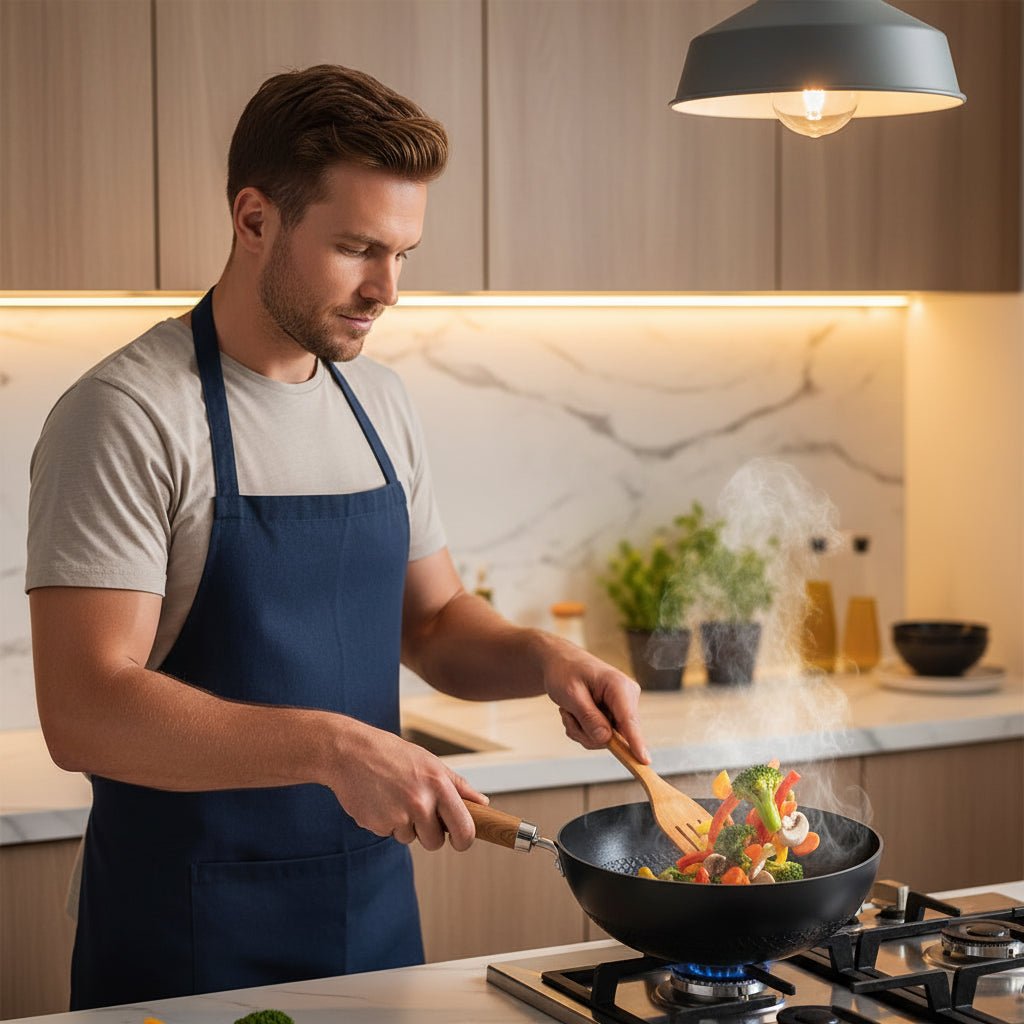 WOKMASTER – Wok in ghisa durevole con un potente flusso di calore