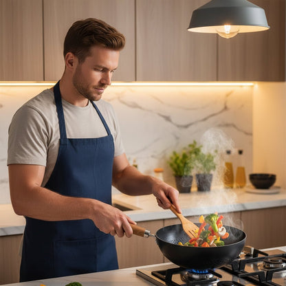 WOKMASTER – Wok in ghisa durevole con un potente flusso di calore