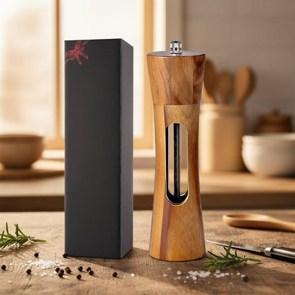 TABLEOAK – Eleganti macinapepe e macinasale in legno per un condimento preciso