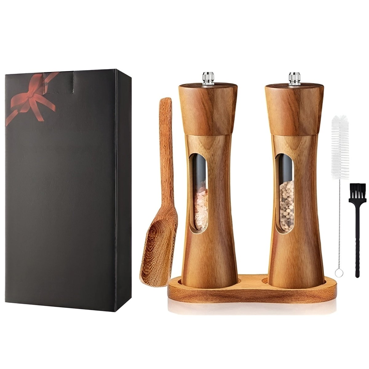 TABLEOAK – Eleganti macinapepe e macinasale in legno per un condimento preciso