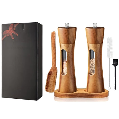 TABLEOAK – Eleganti macinapepe e macinasale in legno per un condimento preciso