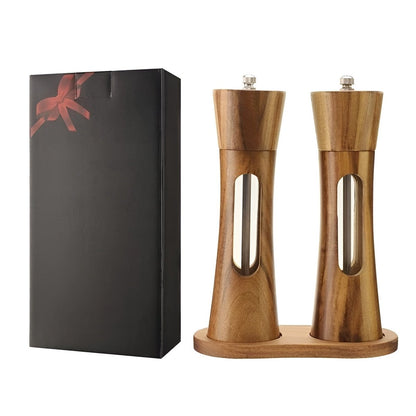 TABLEOAK – Eleganti macinapepe e macinasale in legno per un condimento preciso