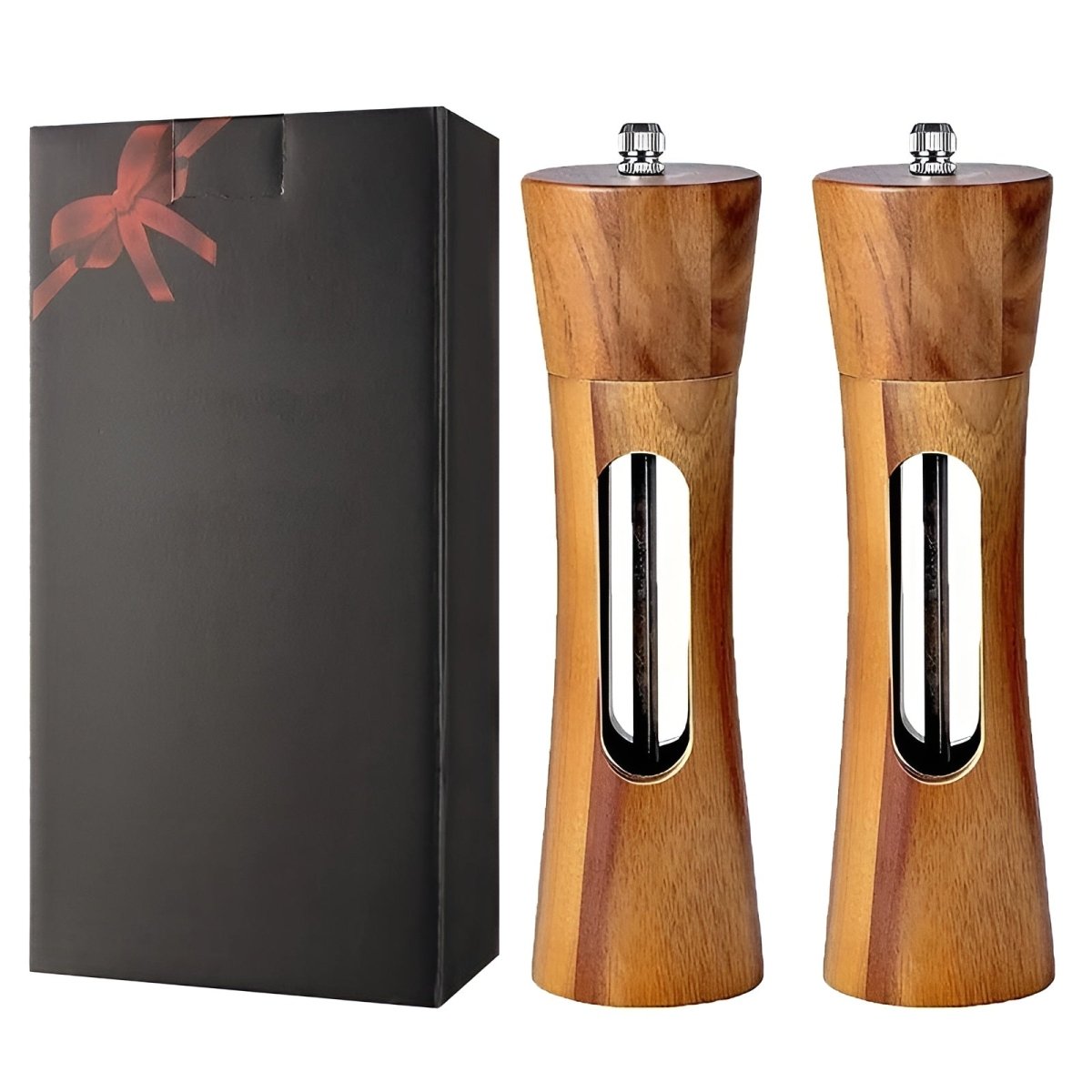 TABLEOAK – Eleganti macinapepe e macinasale in legno per un condimento preciso
