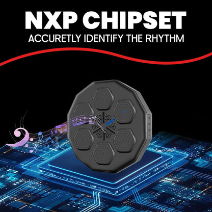 Macchina da Boxe Musicale – Dispositivo da Boxe da Parete Bluetooth con LED e Allenamento Reattivo