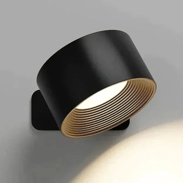 Lampada da parete a 360° - Senza fili, ricaricabile USB e 3 livelli di luminosità per un'illuminazione flessibile