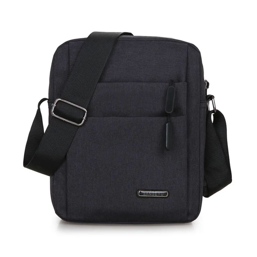 METROSAFE – Borsa a tracolla impermeabile da uomo con design antifurto