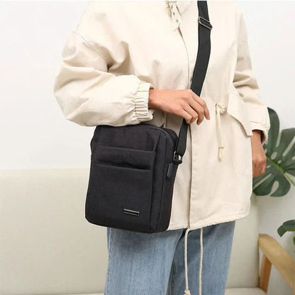 METROSAFE – Borsa a tracolla impermeabile da uomo con design antifurto