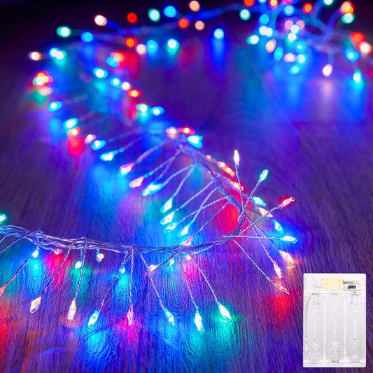 Illuminazione Natalizia a LED con Filo di Rame per Interni ed Esterni