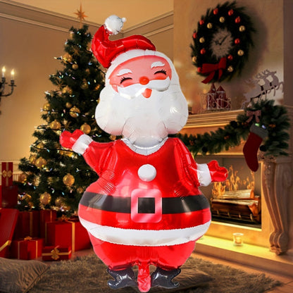 Decorazione Natalizia – Set Palloncini Giganti Gonfiabili di Babbo Natale