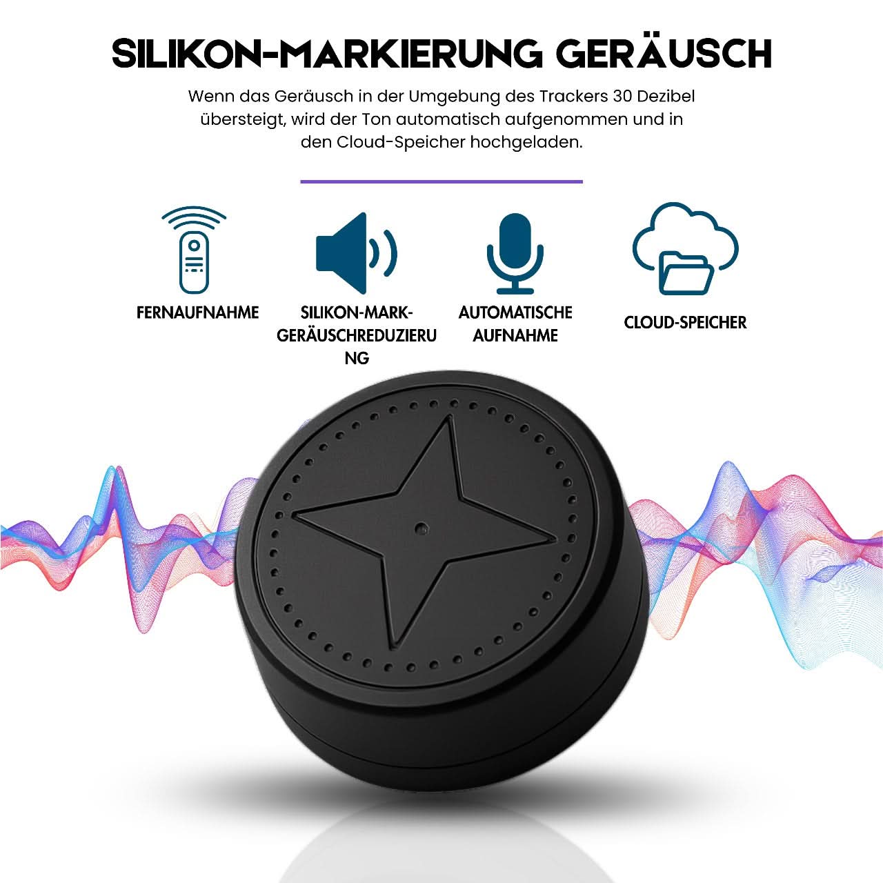 TRACKNEX – Localizzatore GPS compatto con montaggio magnetico