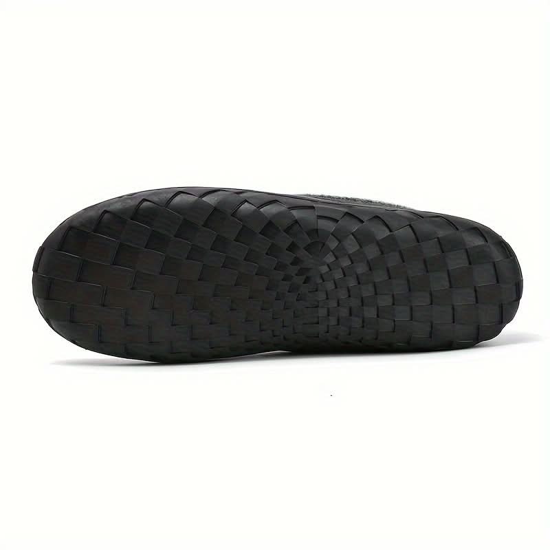 TERRAWOOL – Scarpe da uomo slip-on calde realizzate in lana sintetica